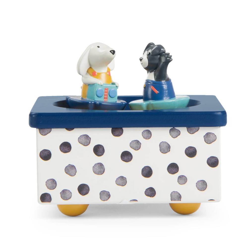  Moulin Roty Дерев'яна музична скринька PUCE AND PILOU, 684036